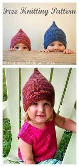 10 Pixie Hat Free Knitting Pattern Knitting Patterns Free Hats Free Knitting Easy Knitting
