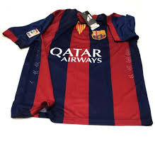 Fcb Barcelona Qatar Airways T Shirts Shorts Set Fcb Sports With Logo Replica S Short Sets Fcb Barcelona Shirts