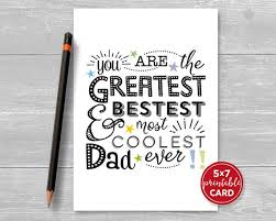 Happy Birthday Card For Father From Son Printable Birthday Card For Dad Father S By Thelittleredcherry Dad Birthday Card Good Luck Cards Birthday Cards For Son