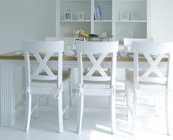white dining chairs: look for white