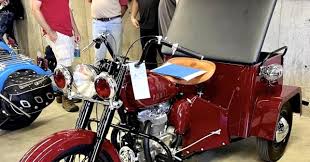 Image result for Red 1952 Motorcycle