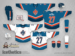 The New Quebec City Icethetics Co Sports Jersey Design Jersey Design Hockey World