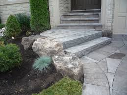 How to install a stone walkway. Stone Front Step Novocom Top