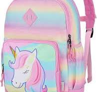 VASCHY Rucksack für Mädchen, 4-6 Jahre, Schulrucksack mit Seitentaschen und  Brustgurt, 127-Einhorn, one size, Niedlich : Amazon.de: Fashion