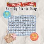 Pioneer Village Family Picnic Days