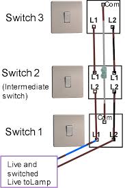 Wiring diagram 2 way switching of a lighting circuit using the 3 plate method connections explained. Light Switch Schematic Wiring Diagram