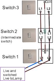 Fully explained wiring instructions complete with a picture series of an installation and wiring diagrams can be found here in the gfi and light switch area here in this website. 3 Way Lighting Wiring Diagram Uk Wiring Diagram Networks