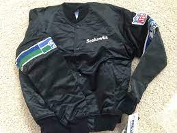 Seattle Seahawks Starter Jacket Black Seahawks Jackets Black Jacket