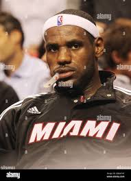 Lebron james during miami heat hi-res stock photography and images