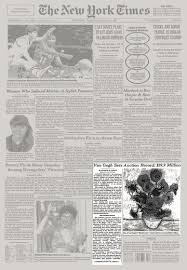 The 10 most expensive paintings on public display business insider. Van Gogh Sets Auction Record 39 9 Million The New York Times