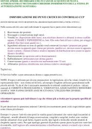 Fac Simile Esemplificativo Di Una Possibile Compilazione Di Piano Haccp Pdf Free Download