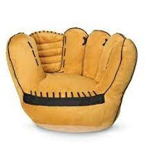 glove chair sillones beis beisbol
