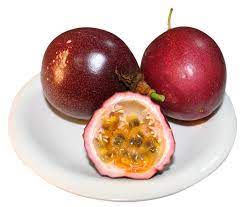 Passion Fruit In Plate Png Image Fruit Fruit Slice Passion Fruit