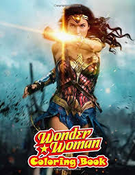 Wonder woman coloring page with few details for kids. Amazon Com Wonder Woman Coloring Book This Coloring Book Has 50 Detailed Wonder Woman Related Drawings All Are Stress Relieving Patterns That Can Lead You To A Wonderful Fantasy World 9798646327278 Battani Louie