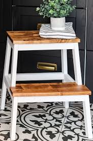 easy ikea step stool hack kuche tritthocker ikea hack wohnzimmer ikea diy