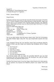 Surat lamaran pekerjaan umumnya bersifat formal atau resmi, misalnya surat untuk melamar pekerjaan menjadi karyawan atau jabatan tertentu sesuai dengan iklan yang ditawarkan. Contoh Surat Lamaran Pekerjaan Resmi Yang Benar Contoh Surat