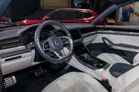 The atlas is longer with a focus on interior space and comfort, plus an eye toward splashy technology features on some trims, the atlas cross sport is one of the more upscale. Vw Atlas Cross Sport Concept Ditches 3rd Row For Sharper Look