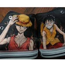 Pin On One Piece Anime Shoes