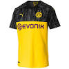 Puma men's bvb kids home replica shirt with sponsor logo. 1