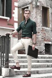 These colors work well together and embrace a more natural feel. What To Wear With Khaki Pants For Men 50 Male Outfit Styles