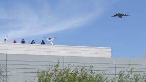Photos: Massive C-17 Globemaster does flyover to recognize frontline health  care workers