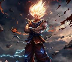 Goku is our main protagonist throughout the dragon ball z series and by far he's the strongest mortal hero in dragon ball z (excluding fusion forms like vegito or gogeta). Dragon Ball Z Super Saiyan Desktop Wallpapers Wallpaper Cave