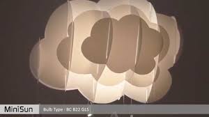 A wide variety of cloud ceiling light options are available to you, such as design style, lighting solutions service, and warranty(year). Cloud Rain Drop Ceiling Pendant Light Shade 19495 Youtube