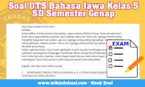 Maybe you would like to learn more about one of these? Soal Uts Bahasa Jawa Kelas 5 Sd Semester Genap Idn Paperplane