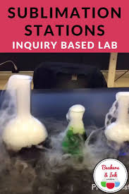 Dry Ice Science Experiment Sublimation Stations Inquiry Lab In 2020 Middle School Science Lab Science Teaching Resources Middle School Science Activities