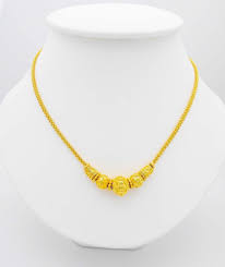 Beaded Lai Thai 22k 23k 24k Thai Baht Yellow Gp Gold Necklace Jewelry Women Unbrande Gold Necklace Designs Gold Jewelry Simple Necklace Gold Earrings Designs
