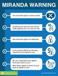 Pin By Mdraby On Law In 2020 Miranda Rights Criminal Justice Major Police Academy