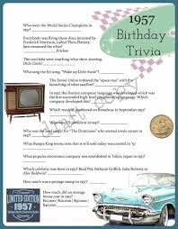 Birthday Trivia Game By Year Great For Any Big Birthday Coming Up Ask Your Guests Trivia Questions All Birthday Surprise For Mom 60th Birthday Birthday Games