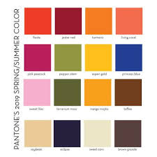 Designs In Paper Pantone S 2019 Spring Summer Colors Summer Color Trends Pantone Pantone Palette
