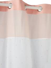 Badvorhang ist aber nicht gleich badvorhang: Vertbaudet Vorhang Mit Sternen In Weiss Rosa