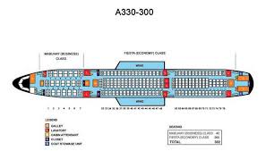 Philippine Airlines Airbus A330 300 Aircraft Seating Chart