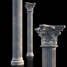 3d Decorate Classical Model Pillar Design 3d Model Roman Columns