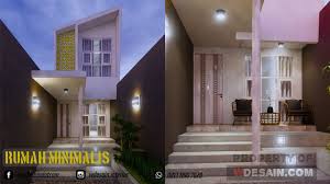 Model garasi rumah mewah 12. Denah Rumah Minimalis Lebar 4 Meter Beserta Anggaran Biaya Desain Rumah Minimalis