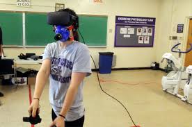 Virtual reality is used in many areas of healthcare which range from diagnosis, treatment, e.g. Virtual Reality Institute Of Health And Exercise Assessing The Impact Of Exercising In Virtual Experiences On The Human Body