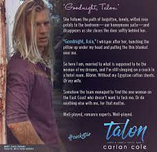 Talon Ashes Embers Book 4 By Carian Cole Model Justin Zabinski Photo By Maria Seidel Ashmore Romantic Books Book Teaser Katy Evans A devoted family man, loves kids. pinterest