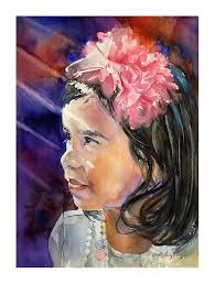 Hand painted, “Seeking Light”