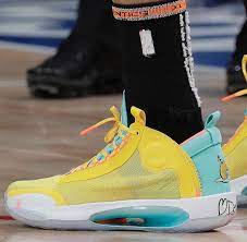 Jayson tatum is not considering sitting out the restart of the season due to contract concerns jayson tatum likely to get max extension. Kicks On Court The Air Jordan 34 In Action Nice Kicks Air Jordans Jordans New Shoes