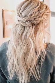 Half Up Half Down Hair With Halo Braids Halobraids Bohemian Hairstyles Are Nothi Braided Half Up Half Down Hair Wedding Hairstyles Thin Hair Down Hairstyles