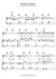 Neet for speed mons wanted. Andra Mara Sweet Dreams Sheet Music Pdf Notes Chords Pop Score Piano Vocal Guitar Right Hand Melody Download Printable Sku 123637