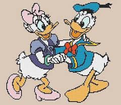 This designed cross stitch pattern measures 7 inches x 8 inches when finished using 14 count aida cloth. Disney Cross Stitch Pattern Donald Duck Free Cross Stitch Patterns