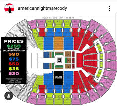 Price Chart For October 2nd Aew Tnt Debut Show In Dc