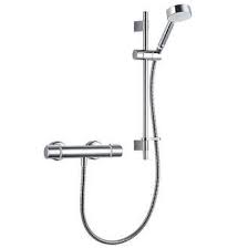 Mira Atom Ev Exposed Riser Rail Thermostatic Bar Mixer Shower Chrome Thermostatic Mixer Showers Screwfix Com Mixer Shower Shower Heads Power Shower