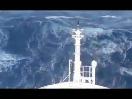 Ships In Storm Of Massive Waves Ocean Storm Sea Storm Big Waves