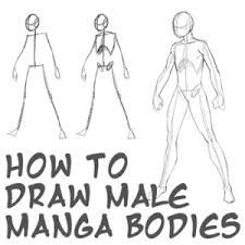 Once you have the first sketch of the face and the guidelines, you should begin to draw the eyes, which are usually the drawing of a character in anime is totally personalized, that is to say, any artist can choose the characteristics that he wants his character to. How To Draw Anime Body With Step By Step Tutorial For Drawing Male Manga Bodies How To Draw Step By Step Drawing Tutorials