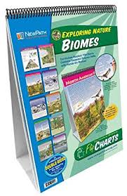 newpath learning 10 piece biomes curriculum mastery flip chart set grade 5 10