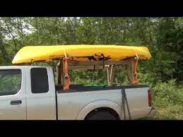 Ecotric foldable pick up truck bed hitch extender. Diy Kayak Truck Rack Youtube